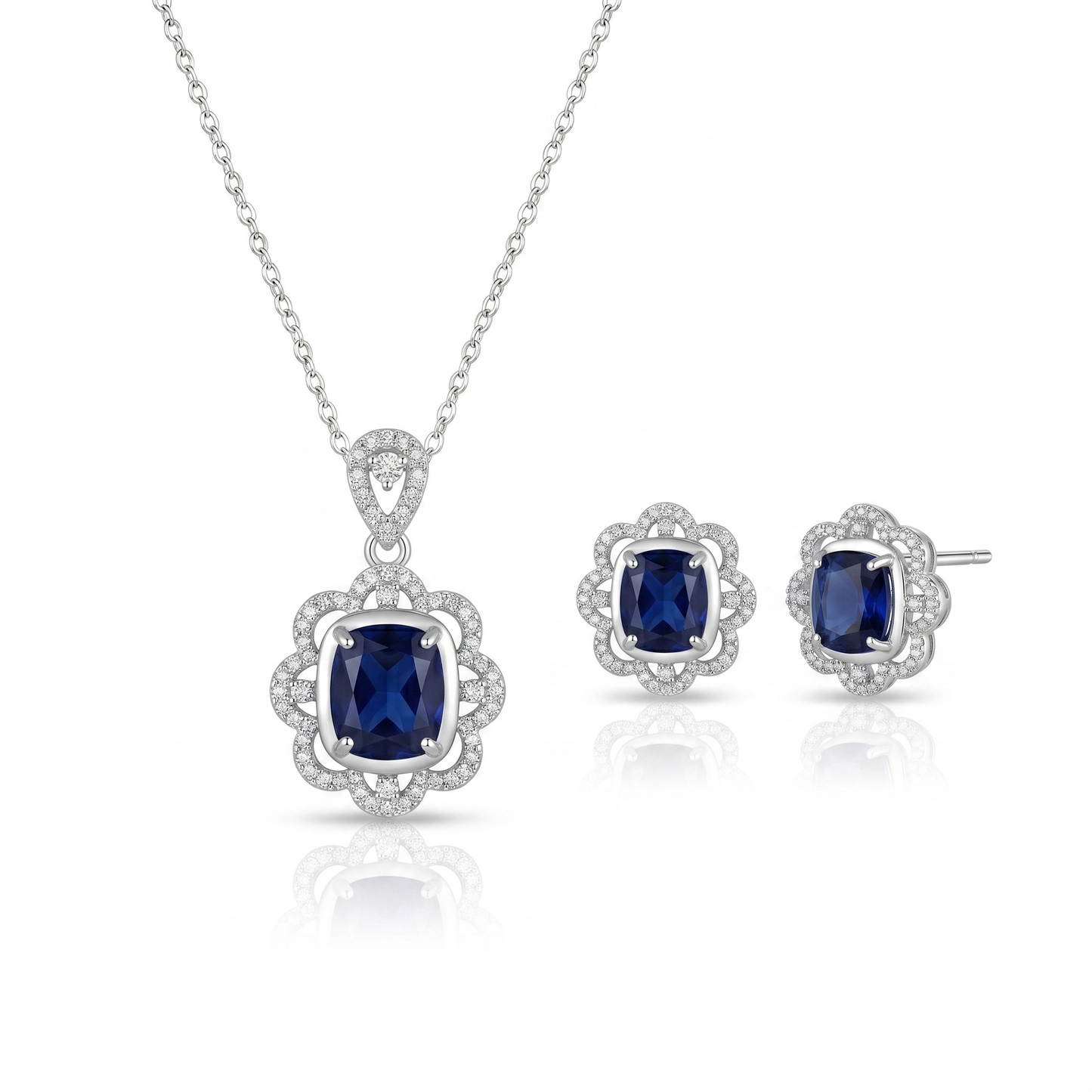 Zoya Pendant Set - Blue