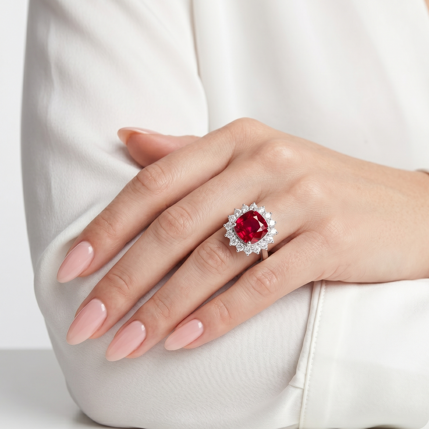 Ruby Radiance Ring