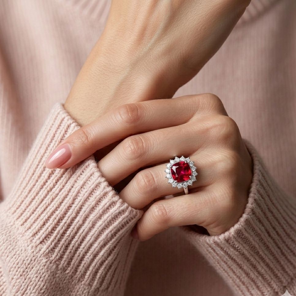 Ruby Radiance Ring