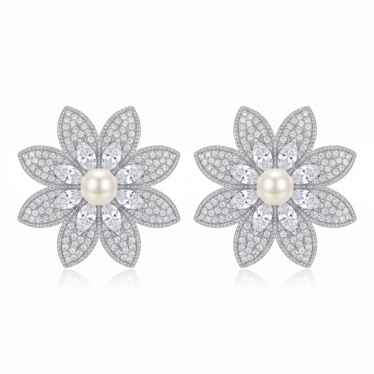 Nyra Flower Studs