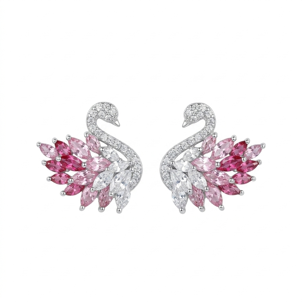Celestial Swan Studs