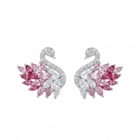 Celestial Swan Studs