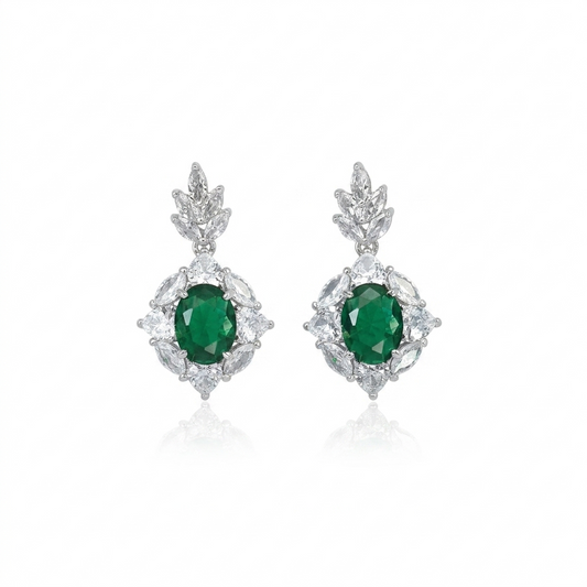 Emerald Dewdrop Earrings