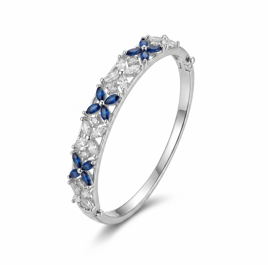 Florence Cuff Bracelet - Blue