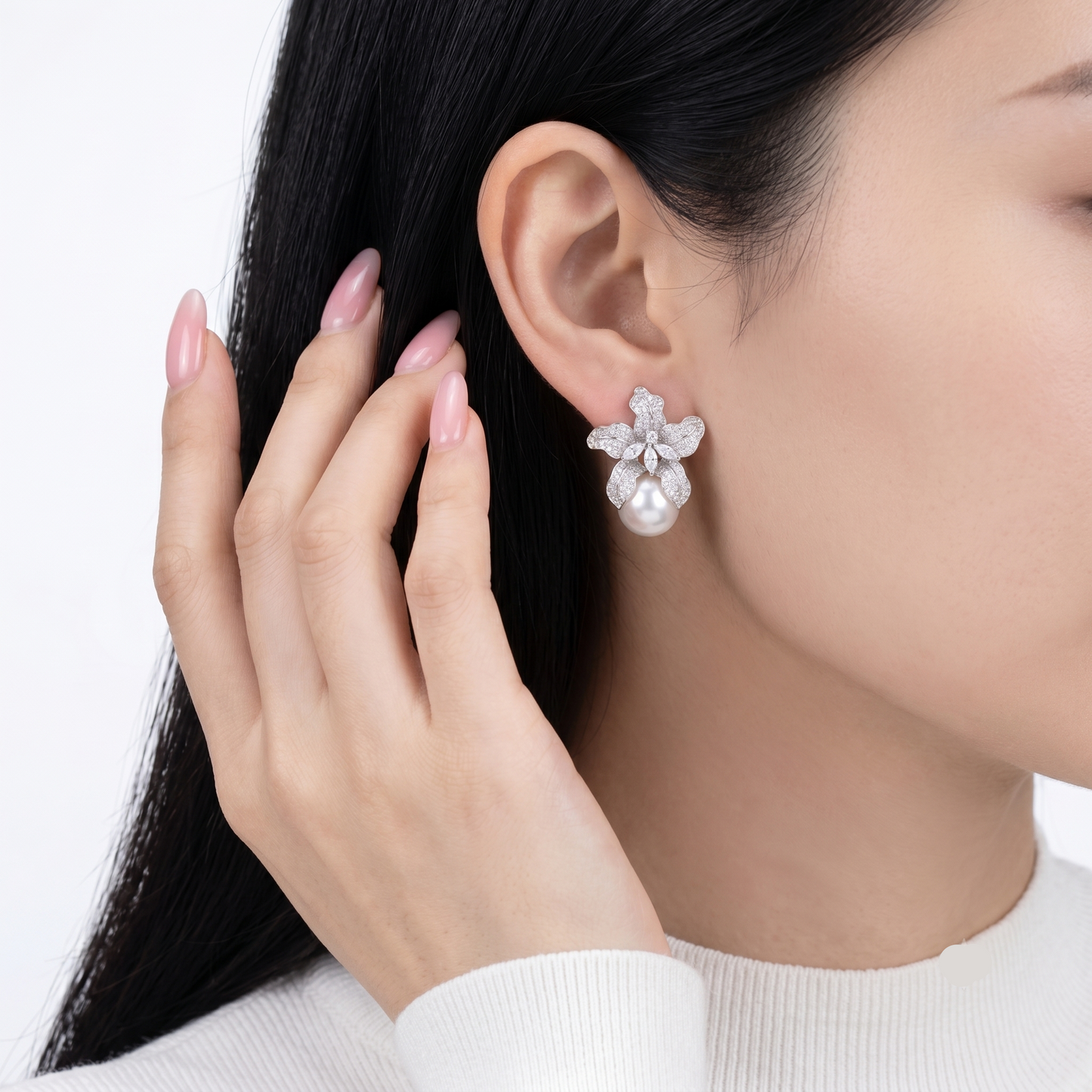 Blossom Pearl Studs