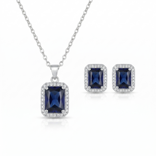 Esra Pendant Set - Blue