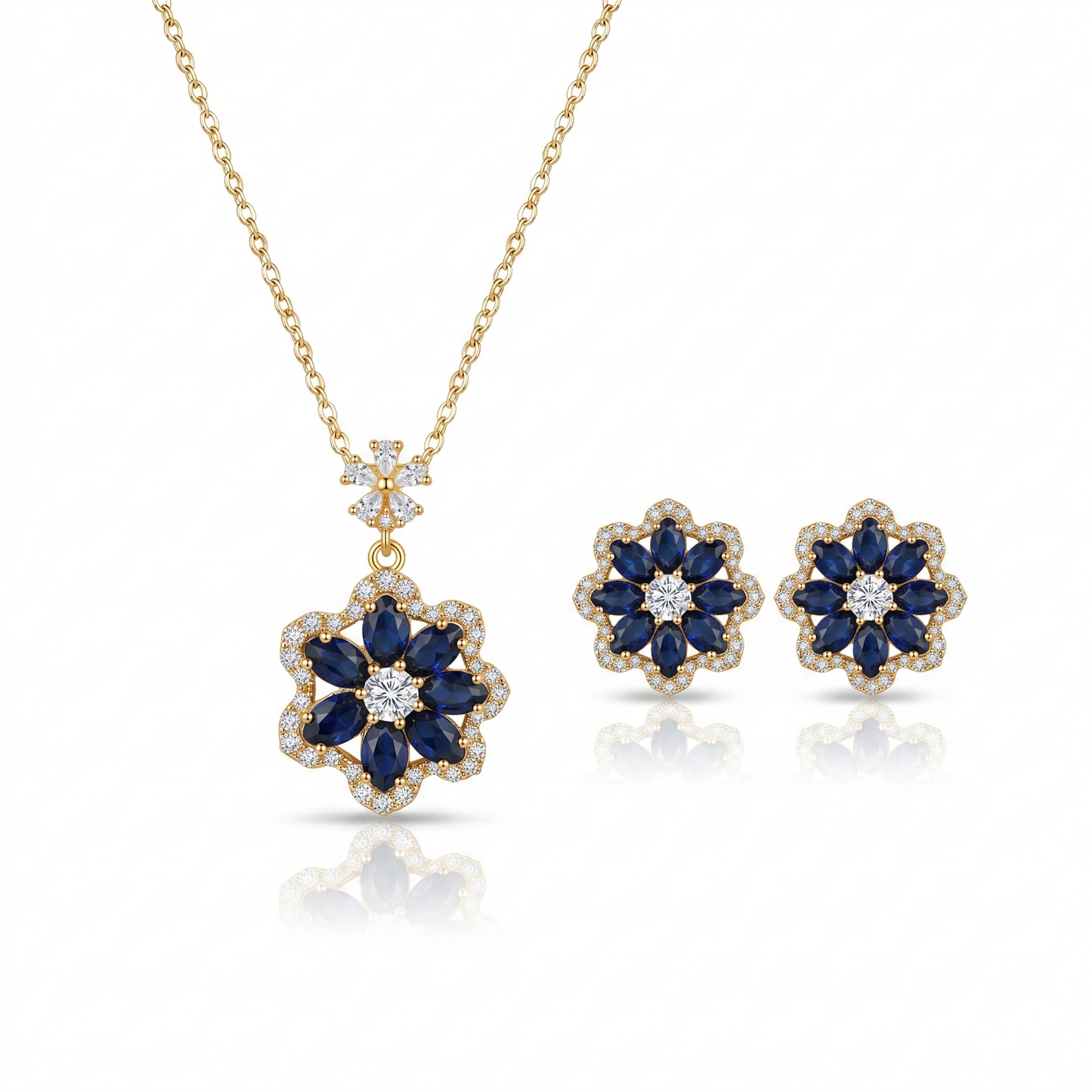 Arielle Pendant Set - Blue