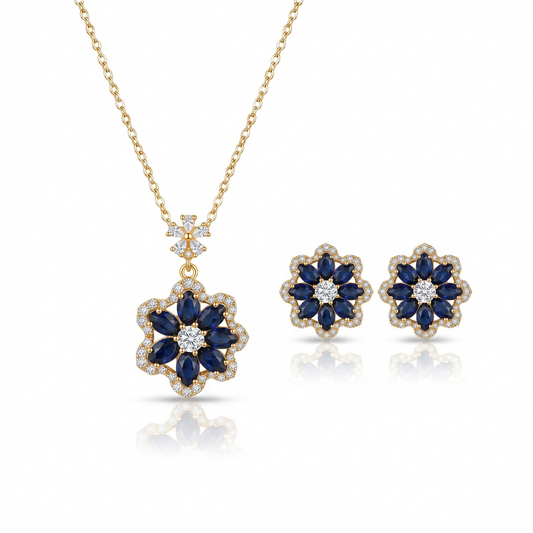 Arielle Pendant Set - Blue