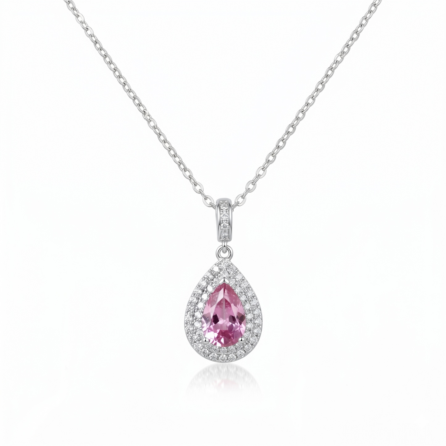 Sapphire Blush Pendant