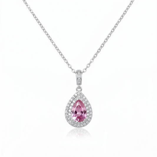 Sapphire Blush Pendant