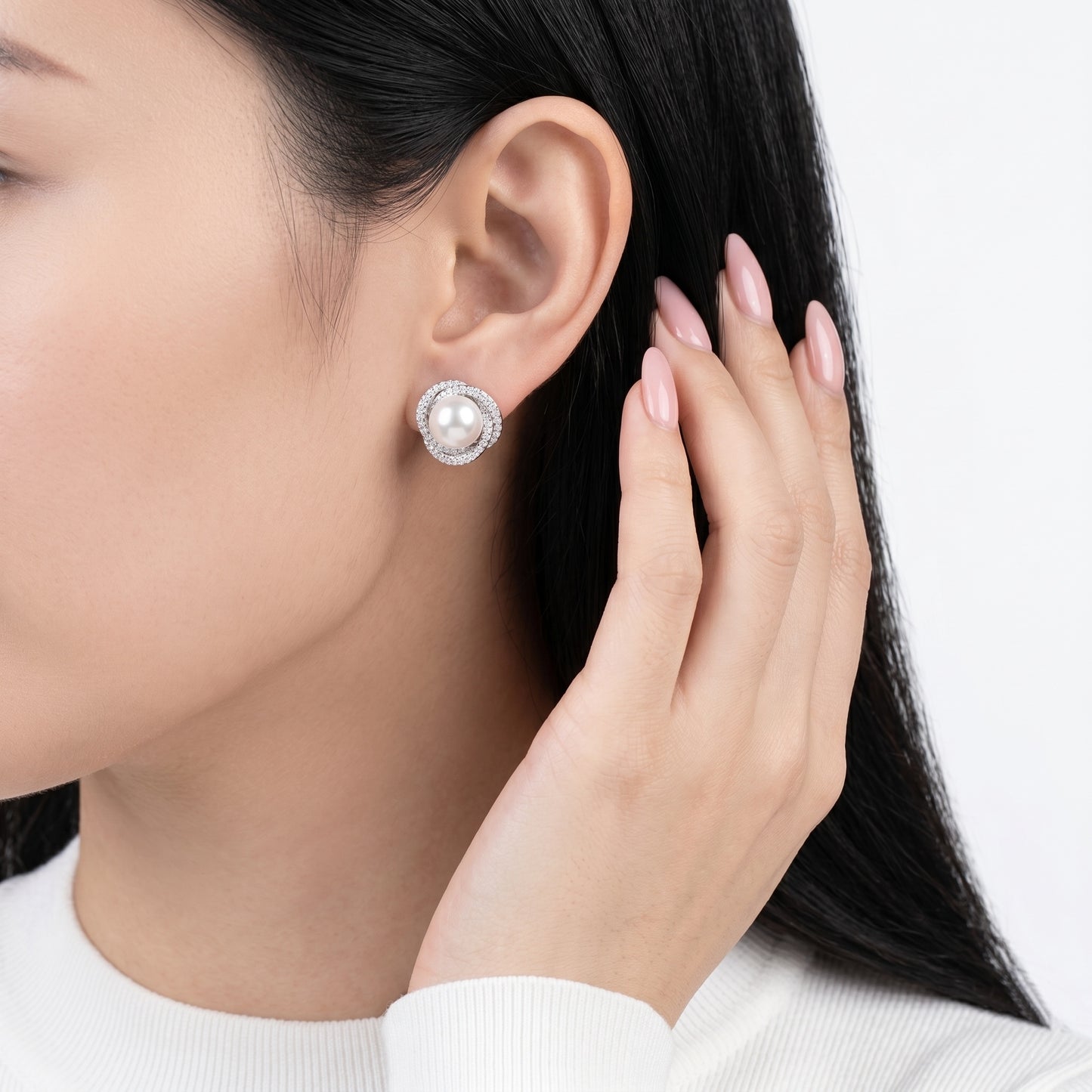 Serenity Pearl Studs