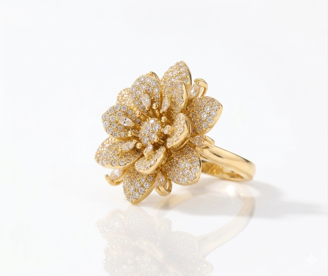 Rosellé 18k Gold-Plated Ring